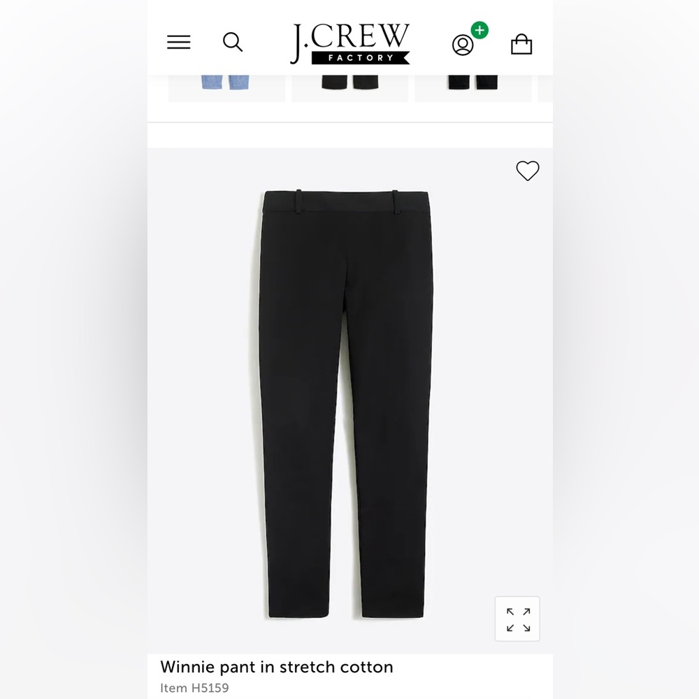J. Crew. Winnie Pants